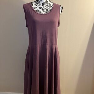 LuLaRoe Mauve Nikki Dress